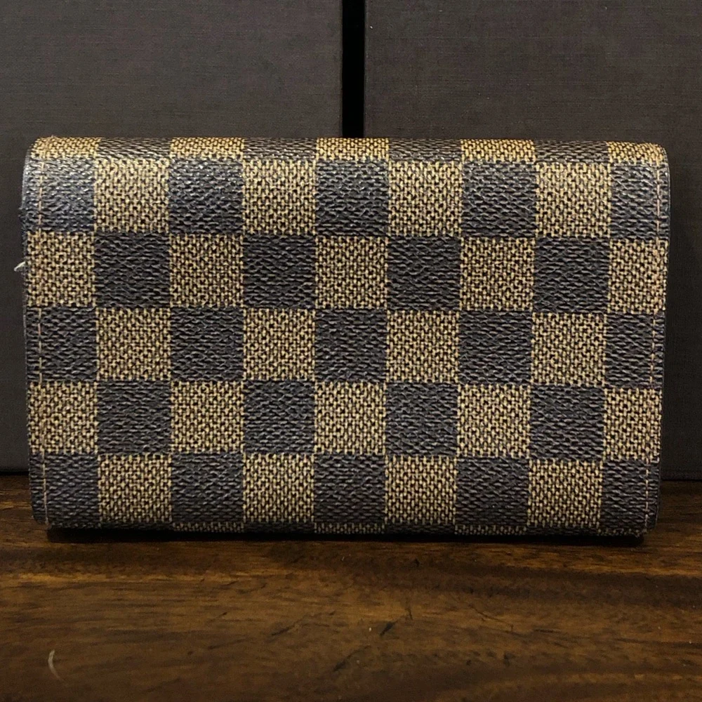 LOUIS VUITTON Damier Ebene Bifold Wallet CA0052 Spain